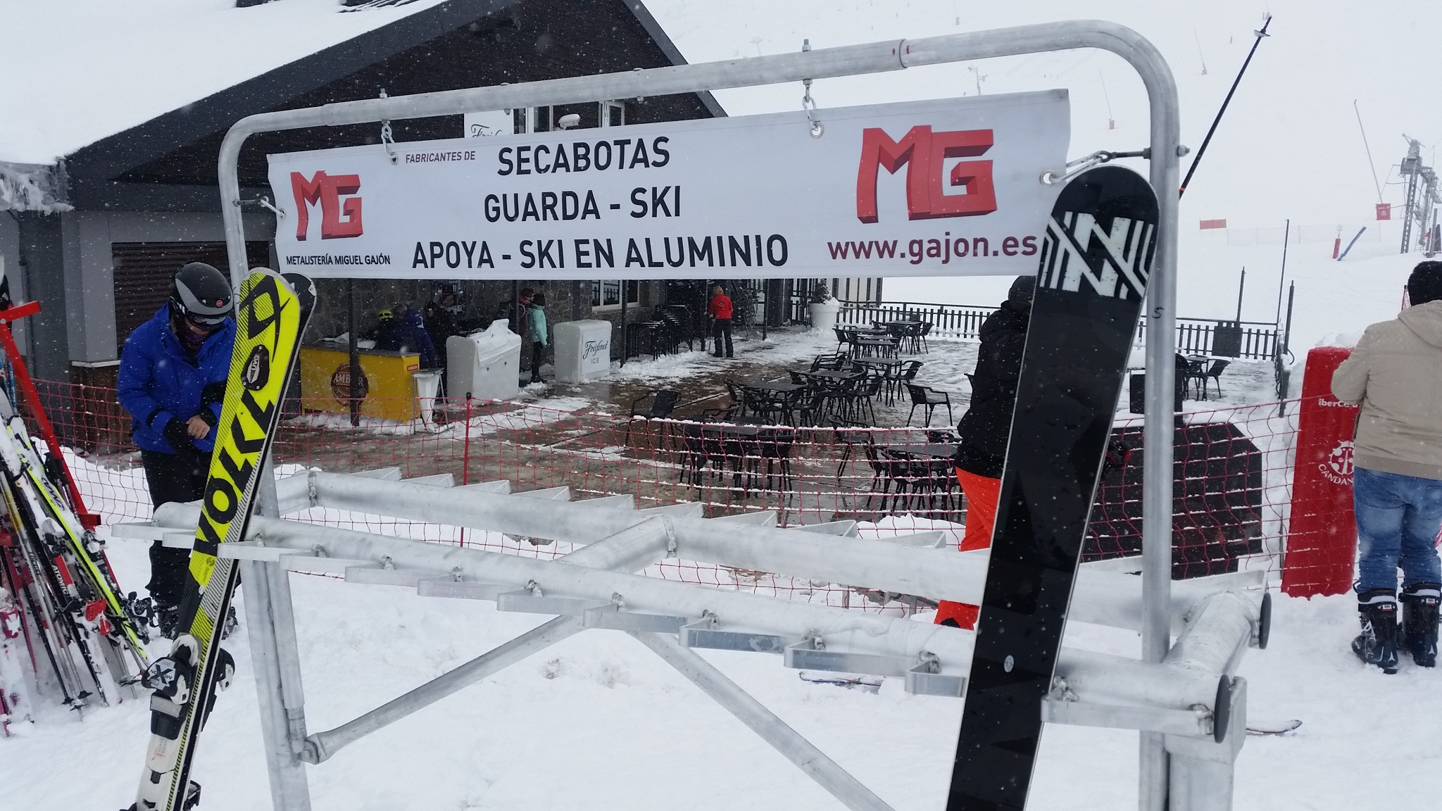 apoya ski aluminio 2