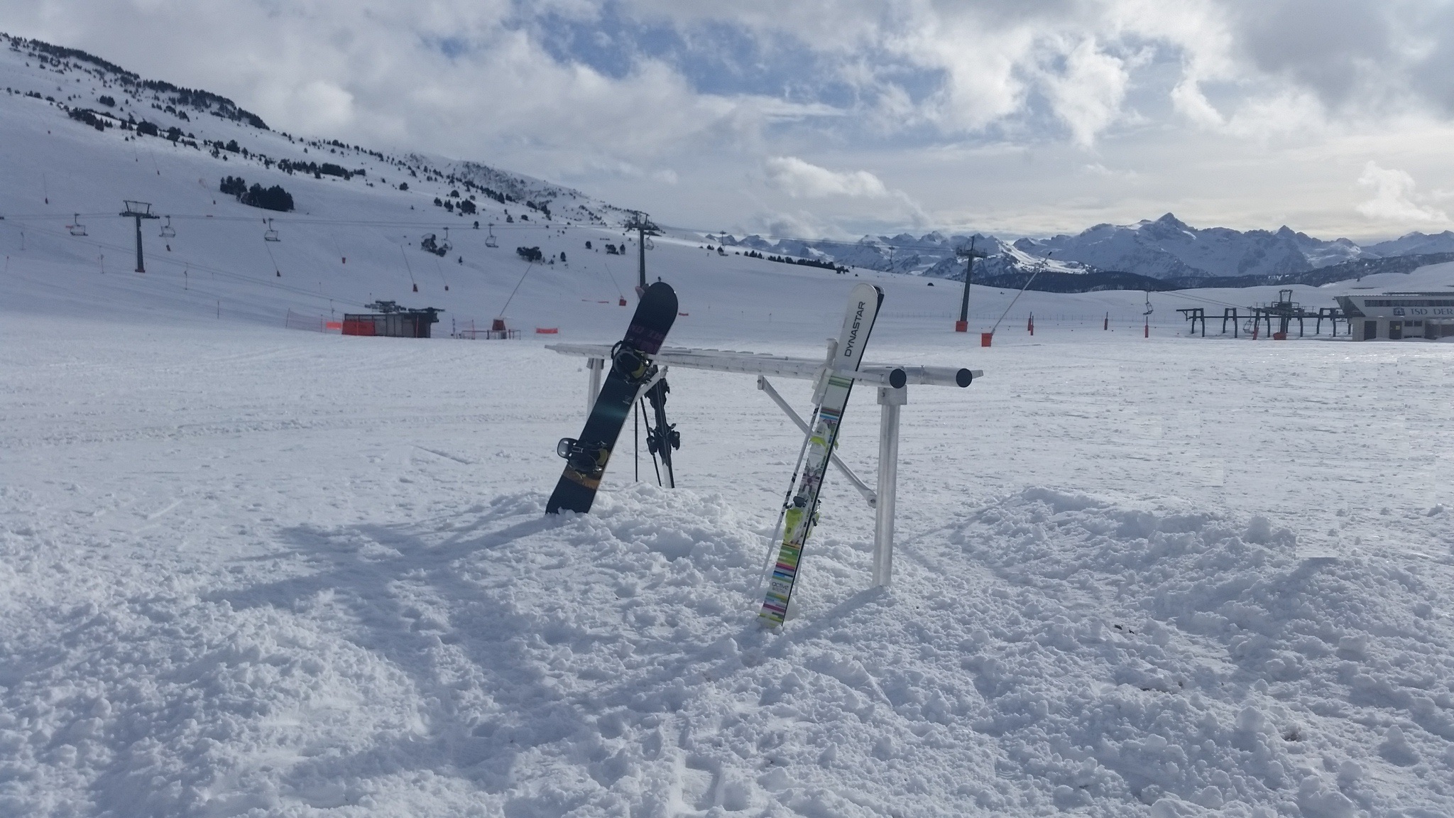 Apoya ski aluminio 1