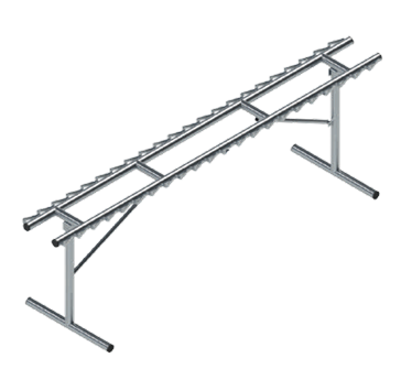 4-metre tubular SKI rack