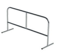 2-metre aluminium barrier