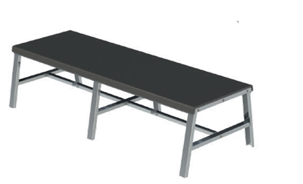 Aluminium bench