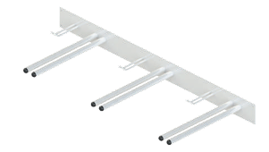 Support skis + bâtons pour 9 paires